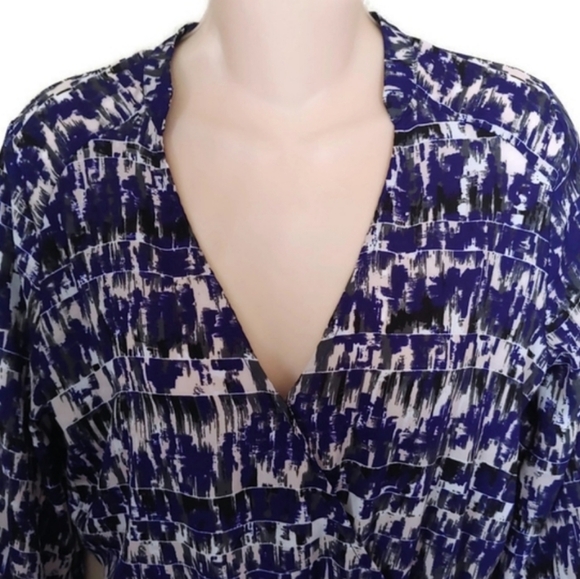 Lush Kendal Print Surplice Faux Wrap Dress Size Women's Small - Picture 5 of 8